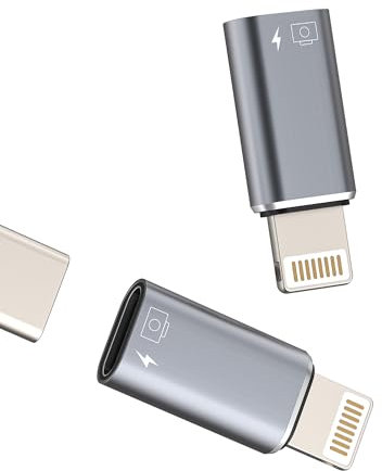 OTG Audio Adaptateur USB C Femelle Vers Lightning Mâle Câble (Lot de3)pour iPhone 14 13 12 11 Pro Max Adapter Transfert Fichiers Connecteur Pour Apple Prise Pour iPad Chargeur Cable Tablette Converter
