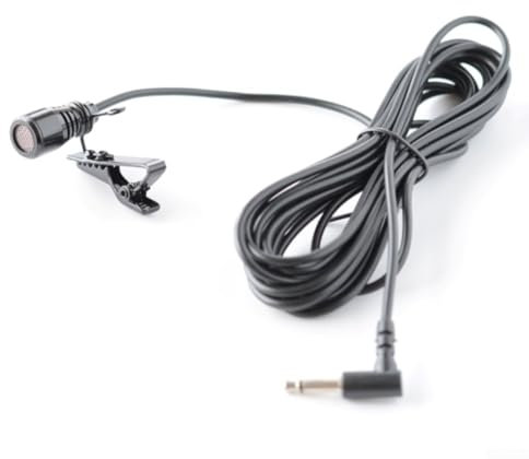 3.5mm Car Ceiling Microphone Unidirectional External Mic For Clarion/for Kenwood/for Sony/for Alpine/for Pioneer/for JVC/for Android Navigation CD Player Rear Mic Microphone