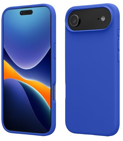kwmobile Handyhülle für iPhone Air Hülle, für iPhone Air Case - Hülle Silikon - kabelloses Laden - Baltik Blau