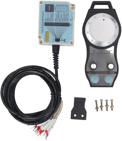 Generatore di impulsi manuale wireless MPG a 5 assi con volantino CNC per fresatrice per incisione su tornio con router CNC 60m