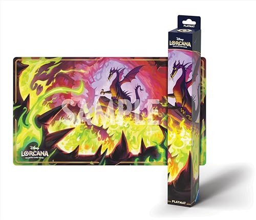 Disney LorcanaTrading Card Game: Winterzauber - Spielmatte Drachenfeuer