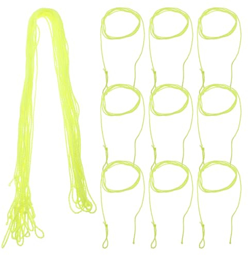 FOMIYES Ficelle de Yo-Yo Arc-en-Ciel 105 CM Nylon Lot de 50 Cordes pour Compétition et Entraînement Extérieur Garçon et Filles