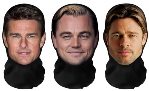 Aristo Solutions Realistische 3D-Druck Vollgesichtsmasken in coolen Bundles – Atmungsaktiv, leicht & bequem, ideal für Cosplay, Partys, Halloween, Karnveal & Events oder Junggesellenabschiede