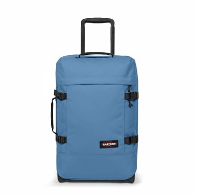 Eastpak Tranverz S Kabinentrolley 42L (51 x 32,5 x 24 cm), robuster Koffer mit Rollen, leichtes Handgepäck mit 2 Fächern, Teleskopgriff & TSA-Schloss - Aviator Blue