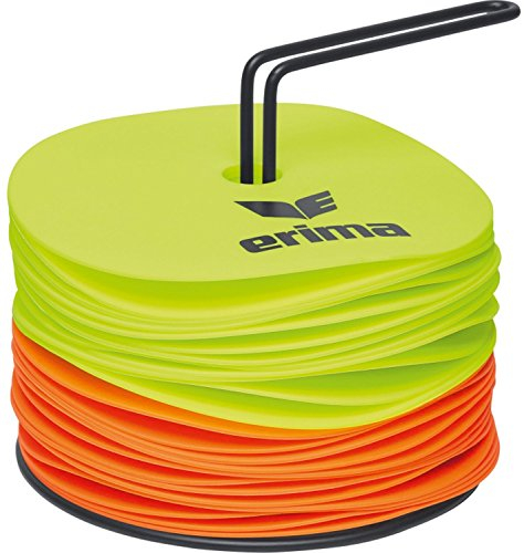 Erima Markierungsscheiben Set 24 STK. gelb, One Size Ohne Geschlecht