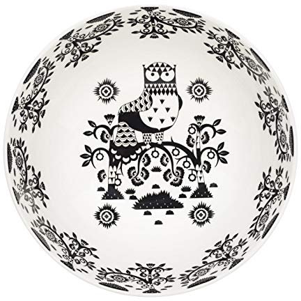 Iittala Taika Servierschale Porzellan 1,45L schwarz
