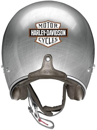 2 Adhesivos para el depósito del Casco de la Moto Custom y Harley Davidson 12 cm x 8 cm Colore