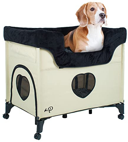 Petique BD01300104 Bett für Haustiere, Einheitsgröße, One Size, Zebra Vibes