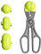 La Croquetera Color Pistacho Multiuso con 4 moldes Intercambiables para masas-para croquetas, albóndigas, Bolas, sushi-100% español : Patentado y Fabricado en España, 1 utensilio