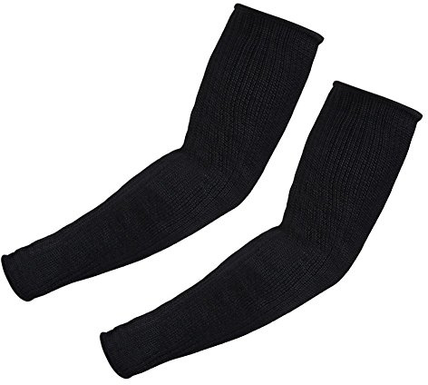 Funda protectora de brazo, 1 par Nivel 5 Mangas resistentes a quemaduras anticorte Mangas protectoras de seguridad Resistente a la abrasión Alambre de acero a prueba de corte Brazalete Protector