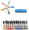 Pilot V Board Master Set mit 5 bunten Whiteboard-Markern + Nachfüllungen für Whiteboard, 12 Stück (3 blau, 3 schwarz, 3 rot, 2 orange und 1 grün) + Molin Radierer