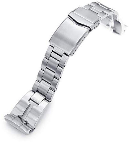 22mm Retro Shaver Blade Watch Armband Für Seiko New Turtles Srp777, Gebürsteter V-Verschluss