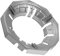 Cabilock Gasherd Aufsatz Wok Ring Rack Edelstahl Eisen Ringhalterung Gaskocher Gitter Aufsatzring für Küche Hotel Gaskochfelder Topf Pfanne Kaffeekocher Silber
