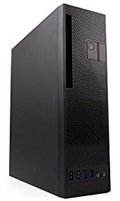 CoolBox T-360 Boîtier Micro ATX et Mini ITX pour PC, Format Slim, USB3.0, Bloc d'alimentation 300SBZ TFX 80 Plus, Bronze, positionnement Horizontal ou Vertical