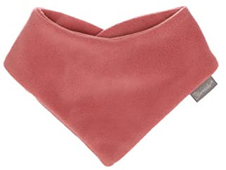 Sterntaler Baby Unisex Dreieckstuch Kinder Halstuch - Dreieckstuch aus Microfleece mit Klettverschluss - rosa, 1