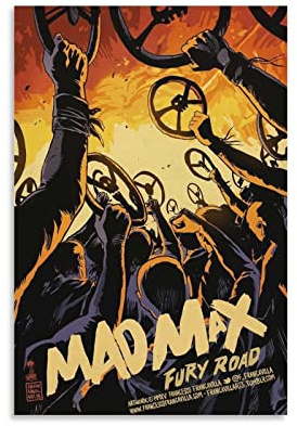 Kunstdruck auf Leinwand, Motiv: Mad Max Fury Road, 40 x 60 cm