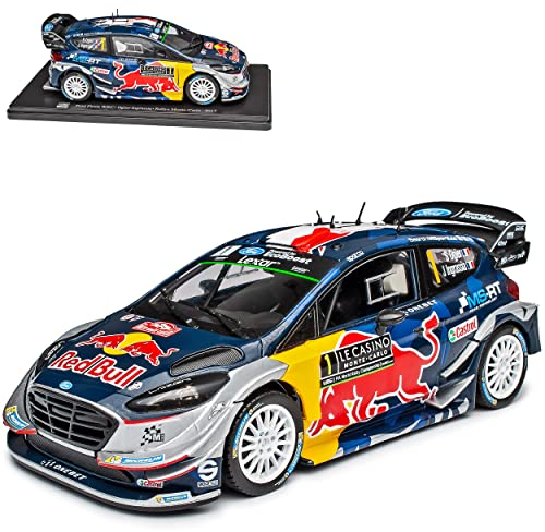 IXO Ford Fiesta WRC Ogier Ingrassi Rallye Monte Carlo 2017 mit Sockel 1/24 Modellcarsonline Modell Auto Modellcarsonline Modell Auto