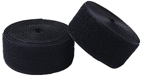 Klettband 40 mm breit, zum Aufnähen auf Klettband für Stoff, zum Aufnähen, nicht klebender Nylonverschluss