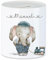Manufaktur Liebevoll Spardose Kinder Elefant Kinder Spardose Spardose Kinder Mädchen Jungen Spardose mit Namen Personalisierte Spardose (Motiv Manuel)
