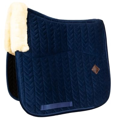 KENTUCKY TAPIS DE SELLE DRESSAGE SKIN FRENDLY BLEU MARINE