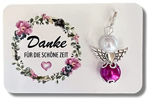 Schutzengel DANKE für die schöne Zeit Geschenk Abschied Erzieherin Kita Kindergarten Tagesmutter Perlenengel Kollegin