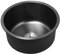 ANSNOW Cuisine Rv Bar Mini Évier Rond Petite Taille En Acier Inoxydable Simple Bol Évier Restaurant Cuisine Lave-Vaisselle Réservoir Comptoir Légumes Évier Éviers/Noir/28 * 28 * 20 Cm