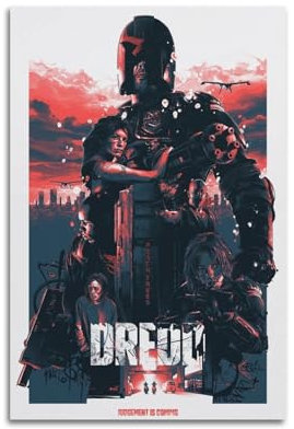 VZRSQZK SWAT Richter-Film-Poster, dekoratives Gemälde, Leinwand-Wandposter und Kunstdruck, modernes Familienschlafzimmer-Dekor-Poster, 40 x 60 cm