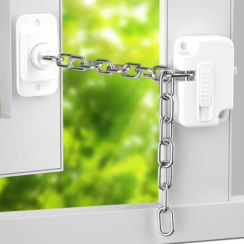 2PCS Window Locks, Window Safety Lock, Child Window Safety Locks, Window Restrictor Child Safety Locks, Window Safety Locks for Child Pets Safety