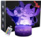 INTUPGD Stitch Nachtlicht für Kinder, 3D Licht Lampe 16 Farbändernde mit Fernbedienung, Geschenke Geburtstag Schlafzimmer Dekor Lampe