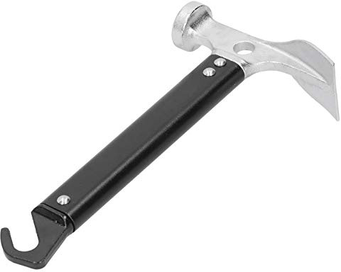 Ultraleichter Tragbarer Picknick-Hammer, Pflockzieher, Hammerentferner, Aluminiumlegierung, Mini-Outdoor-Werkzeug, Leicht, für Camping, Zum Wandern, Rucksackreisen, Gartenarbeit,