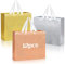 12PCS Large Gift Bag with Handle, SHAIDOJIO Glossy Tote Bag-40 * 12 * 30cm, Stylish Shiny Goodie Bags, Non-Woven Grocery Bags for Wedding Birthday Bridal Shower Party(Gold, Rose Gold, Silver)