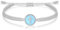 J.Endéar Kreuz Armband Silber 925 für Damen Mädchen, Schnur Filigran Geflochtenes Armband Handgemachte Marineblau Emaille Anhänger, Glaube und Liebe Schmuck Geschenk, Grau