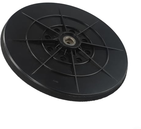 Drywall Sander Backing Pad 9 Inch Sanding Disc Support Plate with 8 Holes Hook&Loop Grinding Polishing Sanding Disc Foam Cushioned Base Mount for Dustless Sanding System Attachment(Hard Spong)