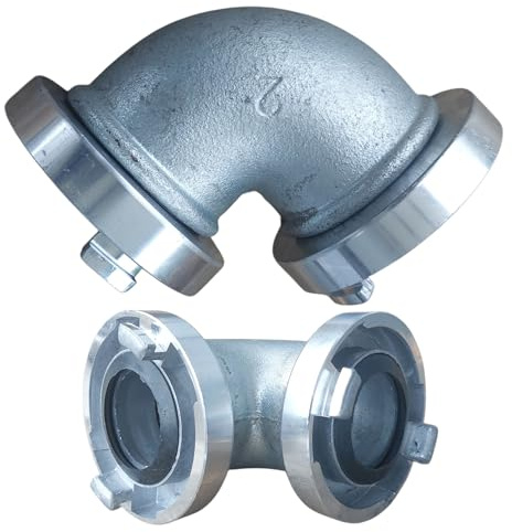 2 Storz C 90° Bogen Rohrbogen/Rohrkrümmer Storz C für 2 Feuerwehrschlauch von PAG Turbo GmbH®