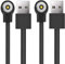 Blueshaweu Ladekabel Kompatibel mit DEKELIFE 2024 Neu Smart Ring, Kabel Ladegerät Ladestaion für DEKELIFE Smart Ring (schwarz+schwarz)