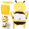 Baby Kopfschutz, Verstellbare Schutzkissen Baby, Kopfschutz Kissen Baby, 3d Atmungsaktive Baby Head Mit Knieschonern, Baby Kopfschutz Rucksack Biene, FüR 4-24 Monate Baby Laufen Und Krabbeln Lernen