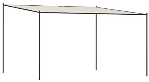 Chapiteau Shelter Tonnelle - Tonnelle blanche - 4 x 4 m - 180 g/m² - Tissu et acier - Pour terrasse, jardin, fête, événements