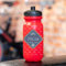 Wanapix | Bidon de Cyclisme Personnalisé | Couleur Rouge | Gourde pour Vélo avec la Photo ou le Nom de Votre Choix | Capacité de 620 ml | Sans BPA | Vélos + Nom