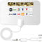 4K HD TV Aerial - Amplified Digital Indoor Aerial for Local Channels - 360° Long Reception Aerial with Signal Booster Support All Types TV