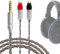 Geekria Apollo - Cavo audio in rame placcato argento, compatibile con cuffie Sennheiser HD600, HD650, HD660S2, HD6XX, cavo di ricambio per cuffie da 4,4 mm per amplificatore (1,5 m)
