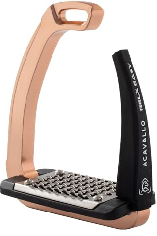ACAVALLO Sicherheitssteigbügel Rel-X Easy, Roségold