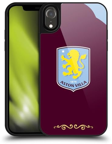Head Case Designs Officially Licensed Aston Villa Football Club Home 2025/26 Crest Kit Gel Armour Case [Military Grade Protection] Compatible With Apple iPhone XR