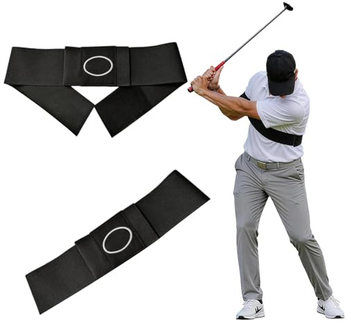 nnOuOnn Slider Golf Training Aid, Swing Correcting Adjustable Arm Band, Innovative Arm Connection Aid, for Swing Correcting Improve Swing Stability, Professional Motion Correction Belt Unisex
