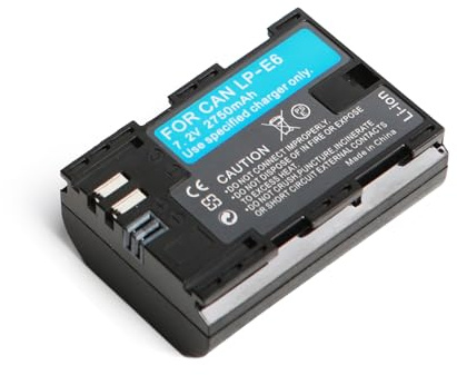 KWTOUL Replacement Canon LP-E6 LC-E6 LC-E6N Battery Compatible with Canon EOS R R5 R6 R7 R5C R6 Mark II EOS 5D Mark II III IV 5D SR 6D Mark II 7D Mark II 6D 7D 90D 80D 70D 60D 60Da XC10 XC15 Cameras
