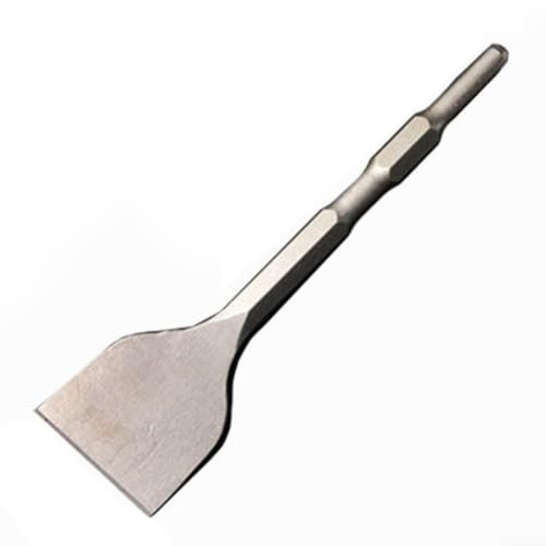 Hex Shank Electric Hammer Drill Chisel Flat Masonry Bit for Vinyl Stripping Wall Chasing Brick 17x280x120mm(17 * 280 * 75)