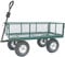 Ollies Trolleys OT1014W2 Garden Cart Extra Large Outdoor Trolley, Large Wheels, Heavy Duty, V. Tough. 450kg Tested Load. Super-Simple only 6 bolts. Over 5,900 sold- read the reviews!