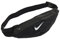 Nike Erwachsene Angled Waistpack Hüfttasche, Black/Silver, 0