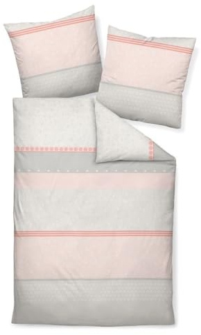 Janine Design Feinbiber Bettwäsche Davos 65020-01 1 Bettbezug 135 x 200 cm + 1 Kissenbezug 80 x 80 cm