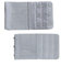 U.W. BH Verlängerung 6-13 cm Erweiterung 3 Haken 3 Reihen Verschluss Gummi (Grau)
