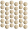 HEALLILY 100 Stück 20MM Holz Weihnachtskugeln Halbe Holzkugeln Ohne Bohrung Christbaumkugeln Bastelperlen Dekokugeln für DIY Bemalen Handwerk Hochzeit Weihnachten Dekoration Ornament